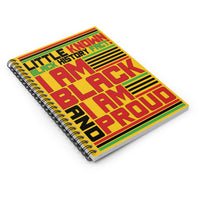 Little Known Black History Fact: I Am Black And I Am Proud Writing Journal Spiral Notebook (5.98 x 7.99) Juneteenth