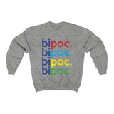 BIPOC Black Indigenous People Of Color + Anti-Racist T-Shirt + White Ally T-Shirt + Black Lives Matter + Black Owned Shop + Sweatshirt