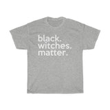 Black Witches Matter Black Shirt + Halloween Graphic Tees + Trending Now + Fall Tops for Ladies Women + Halloween Teacher Shirt