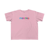 Monday + Weekday shirt + Kid's Fine Jersey Tee + Kids Clothing for Girls and Boys + Unisex Shirts