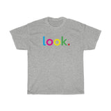 Look Unisex Heavy Cotton Tee / Virtual Teaching / Virtual Teaching Tee / Virtual Student / College Student tees / Back To School Shirts